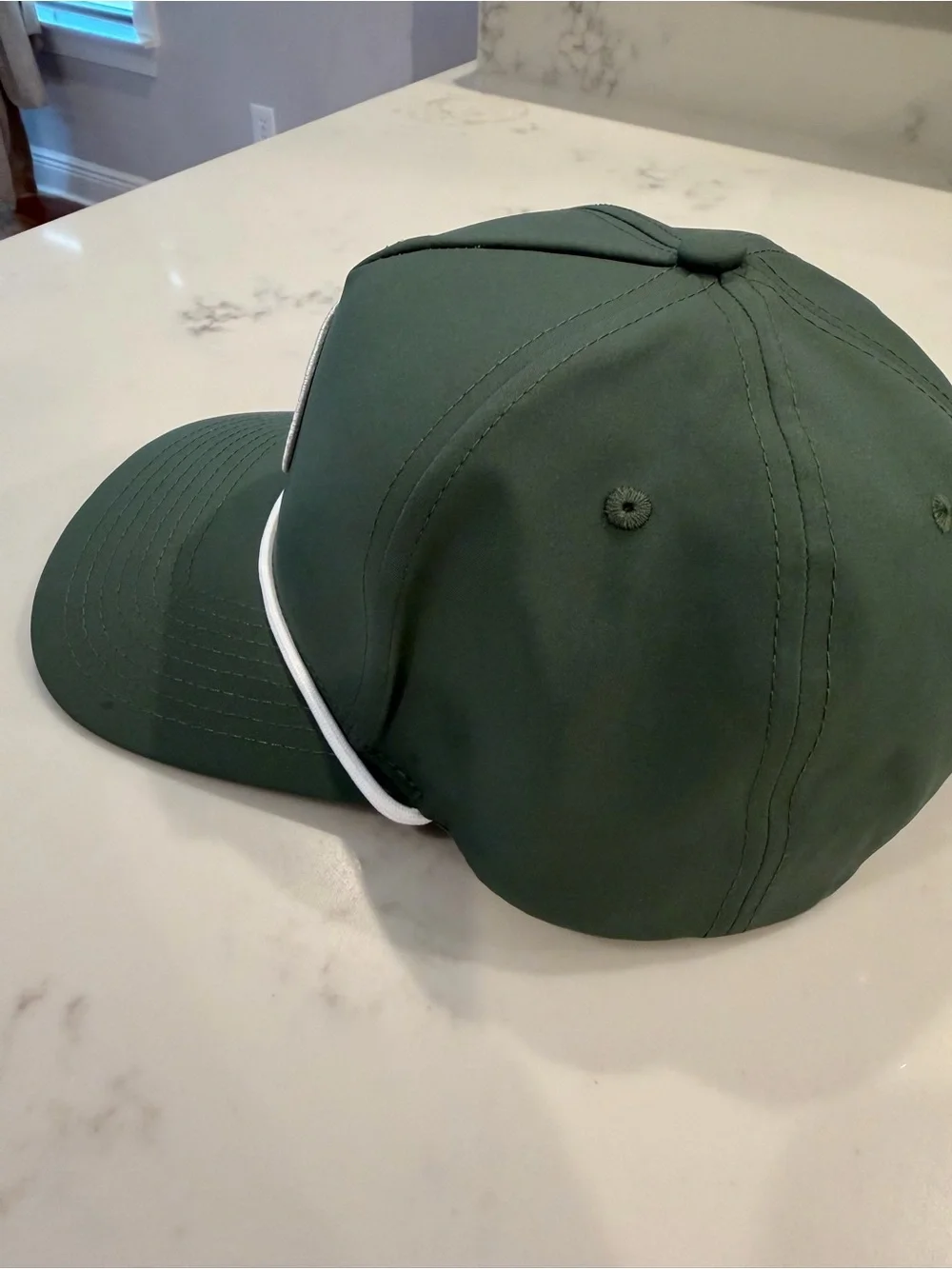 Members Only Olive Green Golf Rope-Trim Baseball Cap